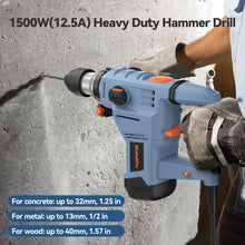 Load image into Gallery viewer, 1500W Rotary Hammer Drill
