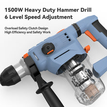 Load image into Gallery viewer, 1500W Rotary Hammer Drill
